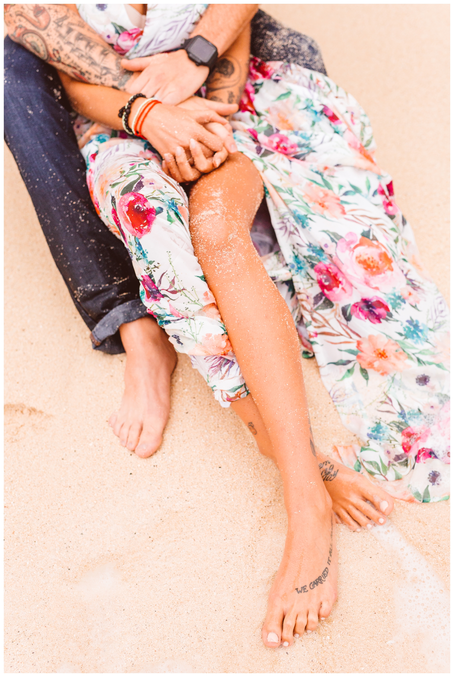Oahu Colorful Engagement Inspiration - Hawaiian Lifestyle Portraits - Brooke Michelle Photography