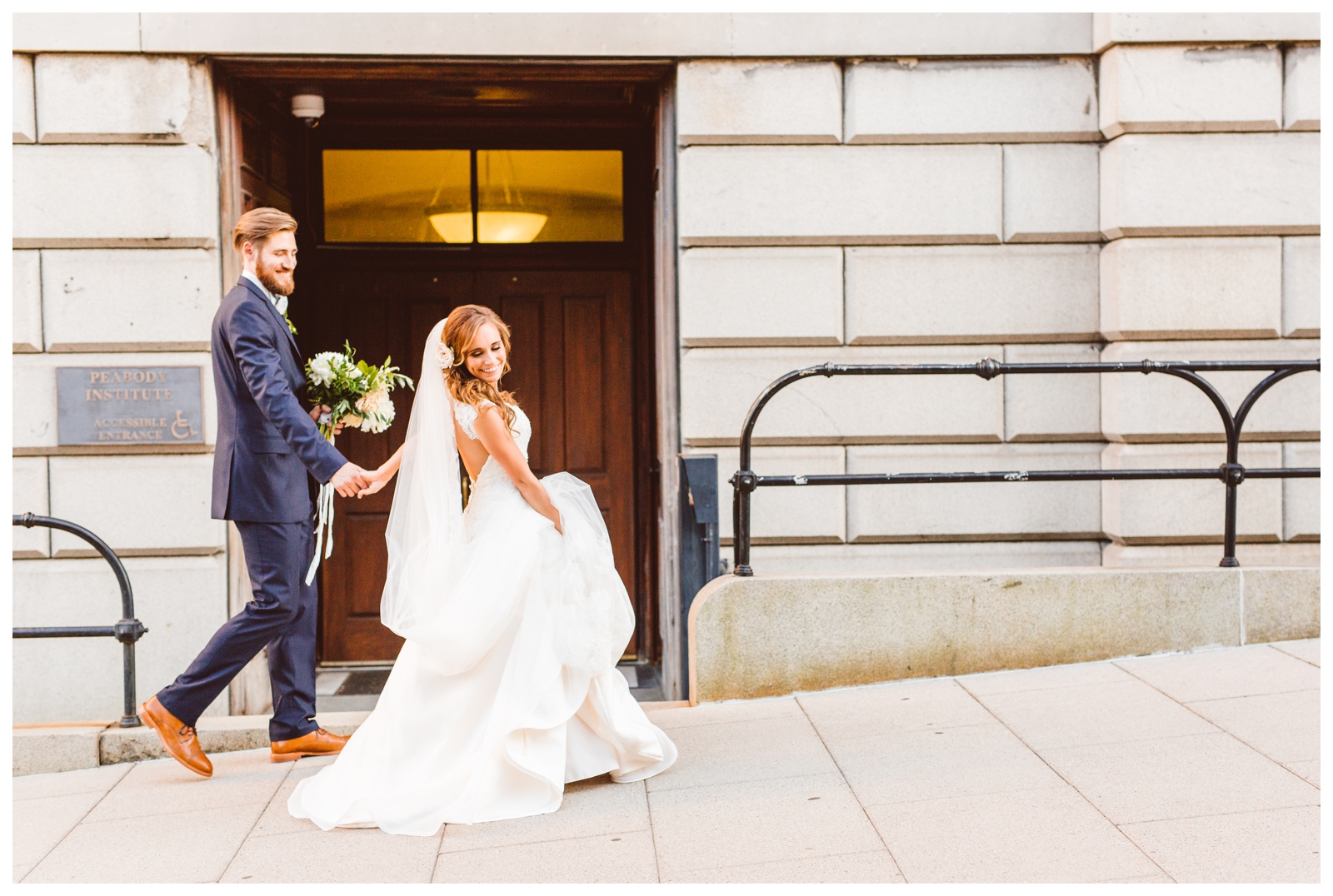 Romantic George Peabody Library Wedding Inspiration - Baltimore, MD - Brooke Michelle Photography