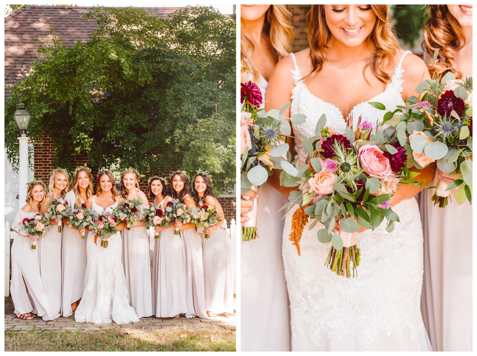 Vintage and Bohemian Inspired Backyard Fall Wedding - Brooke Michelle Photography