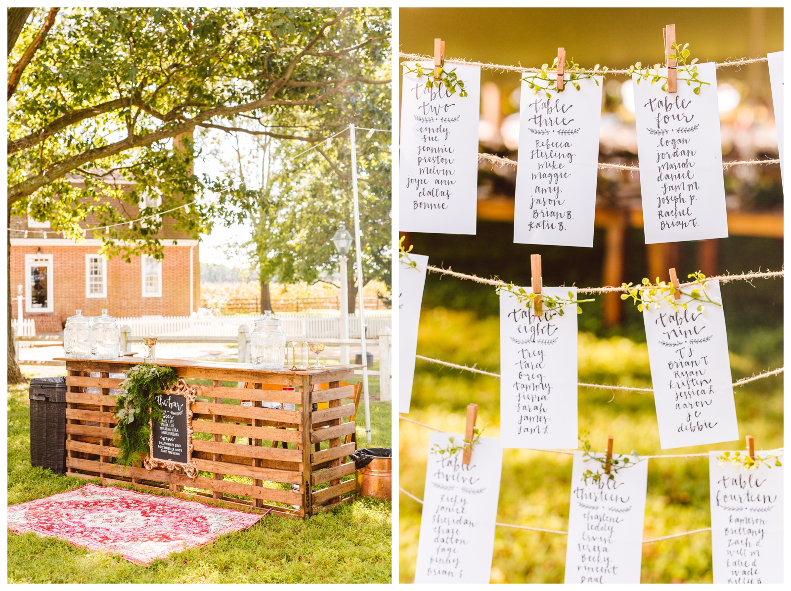 Vintage and Bohemian Inspired Backyard Fall Wedding - Brooke Michelle Photography