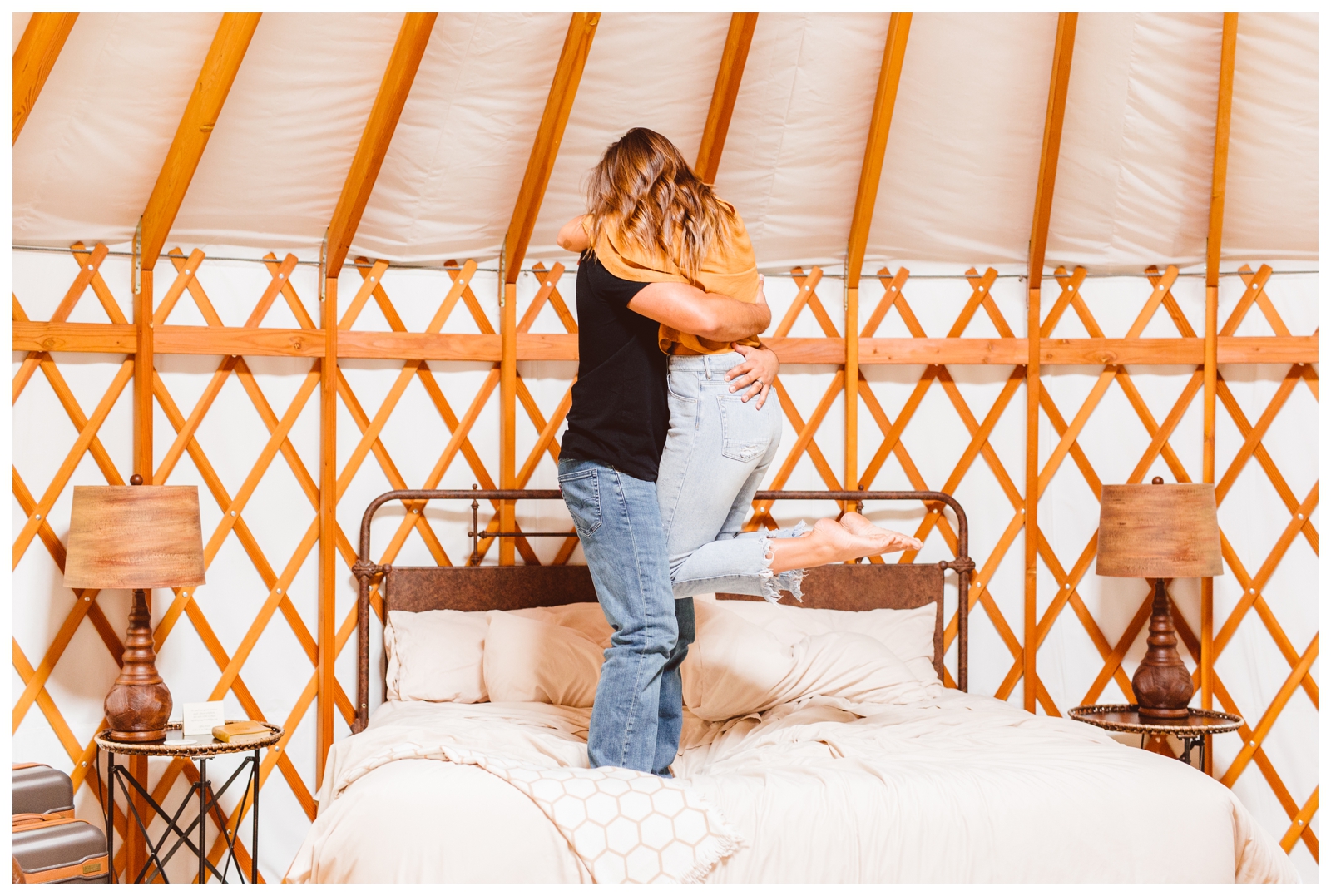Savage River Lodge Yurt Lifestyle Honeymoon Session - Frostburg, Maryland Cozy In Home Couples Portraits - Brooke Michelle Photography