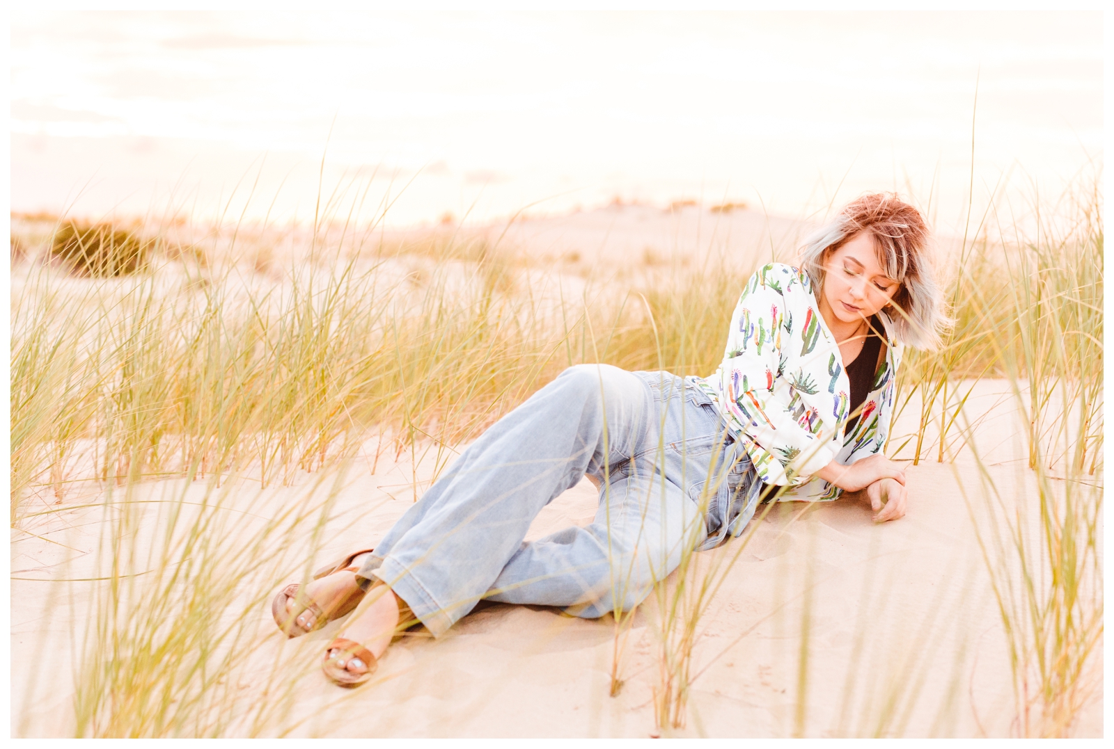 Quirky and Colorful Senior Portrait Session Inspiration - Outer Banks, North Carolina - Brooke Michelle Photography