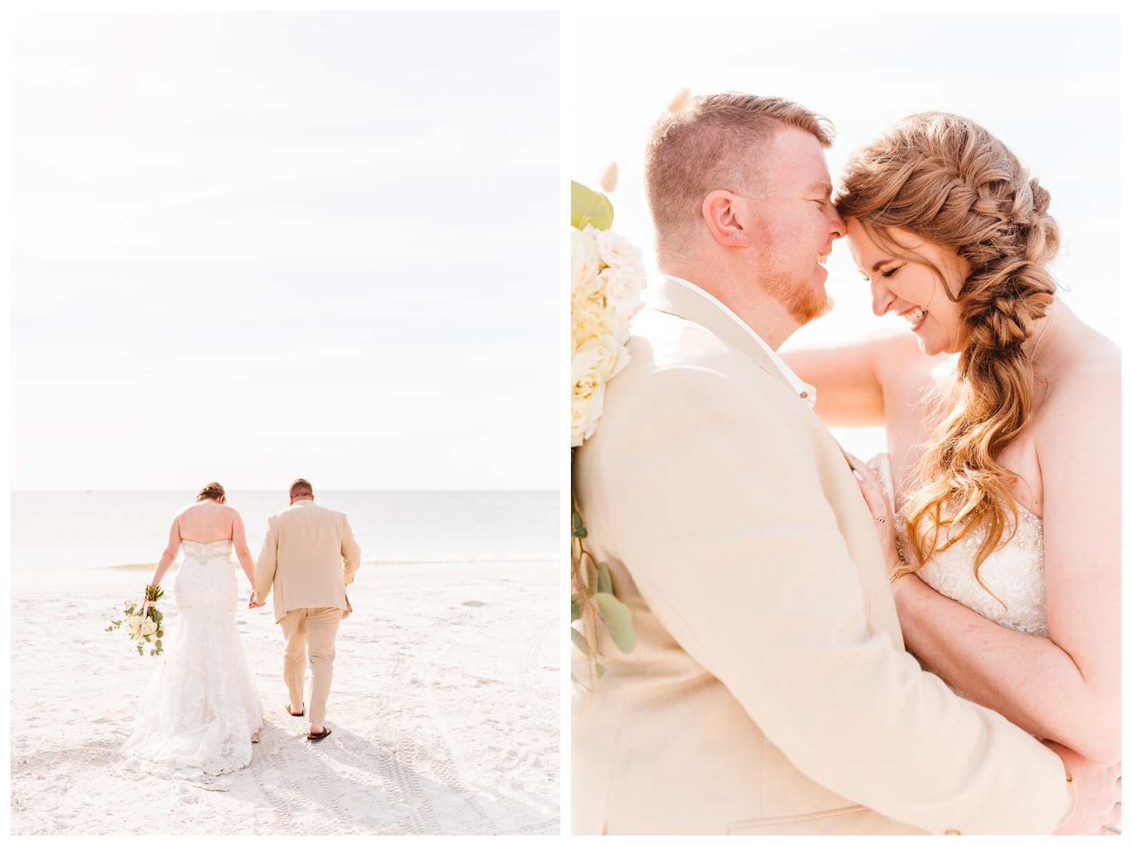 Romantic & Beachy Sea Glass Wedding Inspiration - Fort Myers, Florida - Brooke Michelle Photography