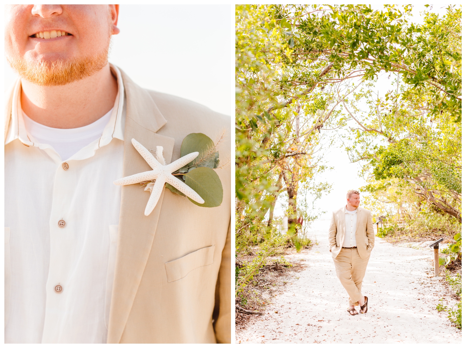Romantic & Beachy Sea Glass Wedding Inspiration - Fort Myers, Florida - Brooke Michelle Photography