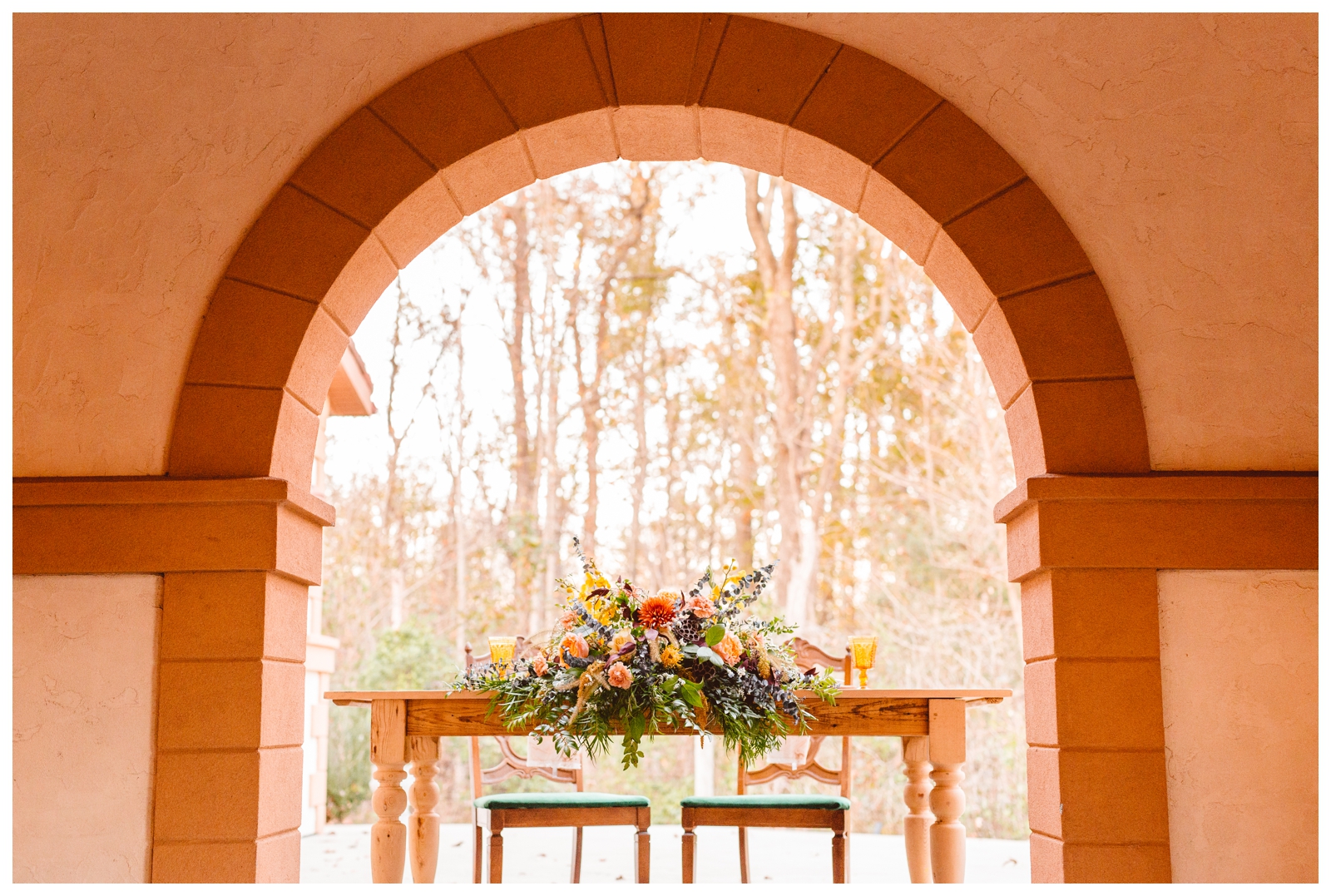Avant-Garde Winery Wedding Inspiration - Yellow Fall Color Palette - Brooke Michelle Photography