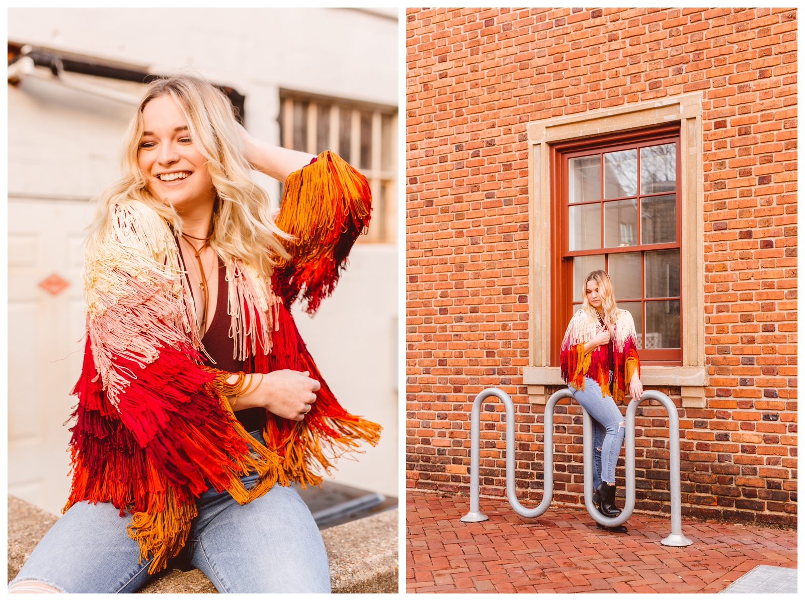 Quirky and Colorful Senior Portrait Session Inspiration - Downtown Annapolis, Maryland - Brooke Michelle Photography