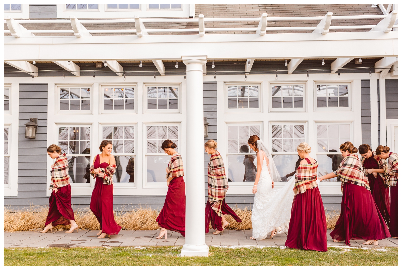 Romantic Snowy Wedding Day Inspiration at The Chesapeake Bay Beach Club - Brooke Michelle Photography