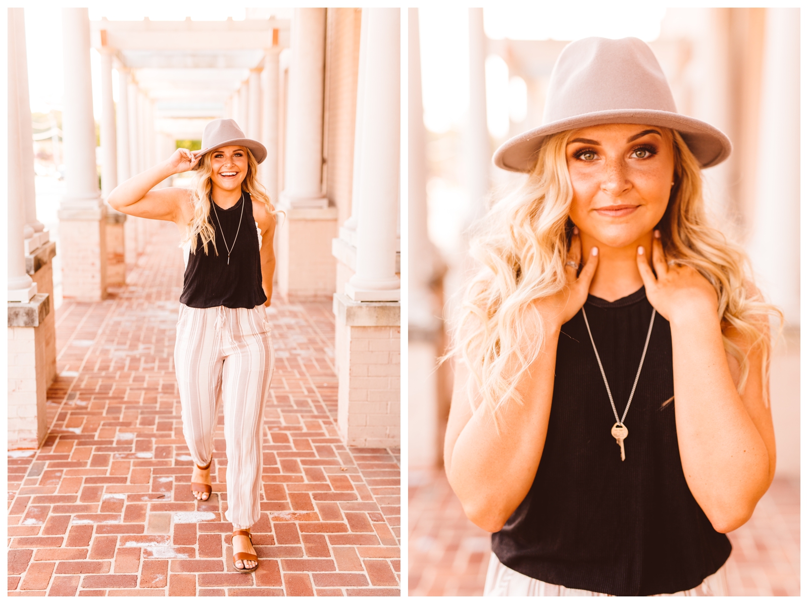 Bright Downtown Easton Maryland Senior Session - Brooke Michelle Photography
