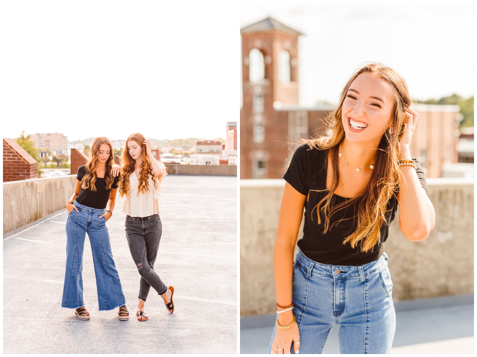 Bright & Colorful Downtown Salisbury, Maryland Senior Session - Brooke Michelle Photography