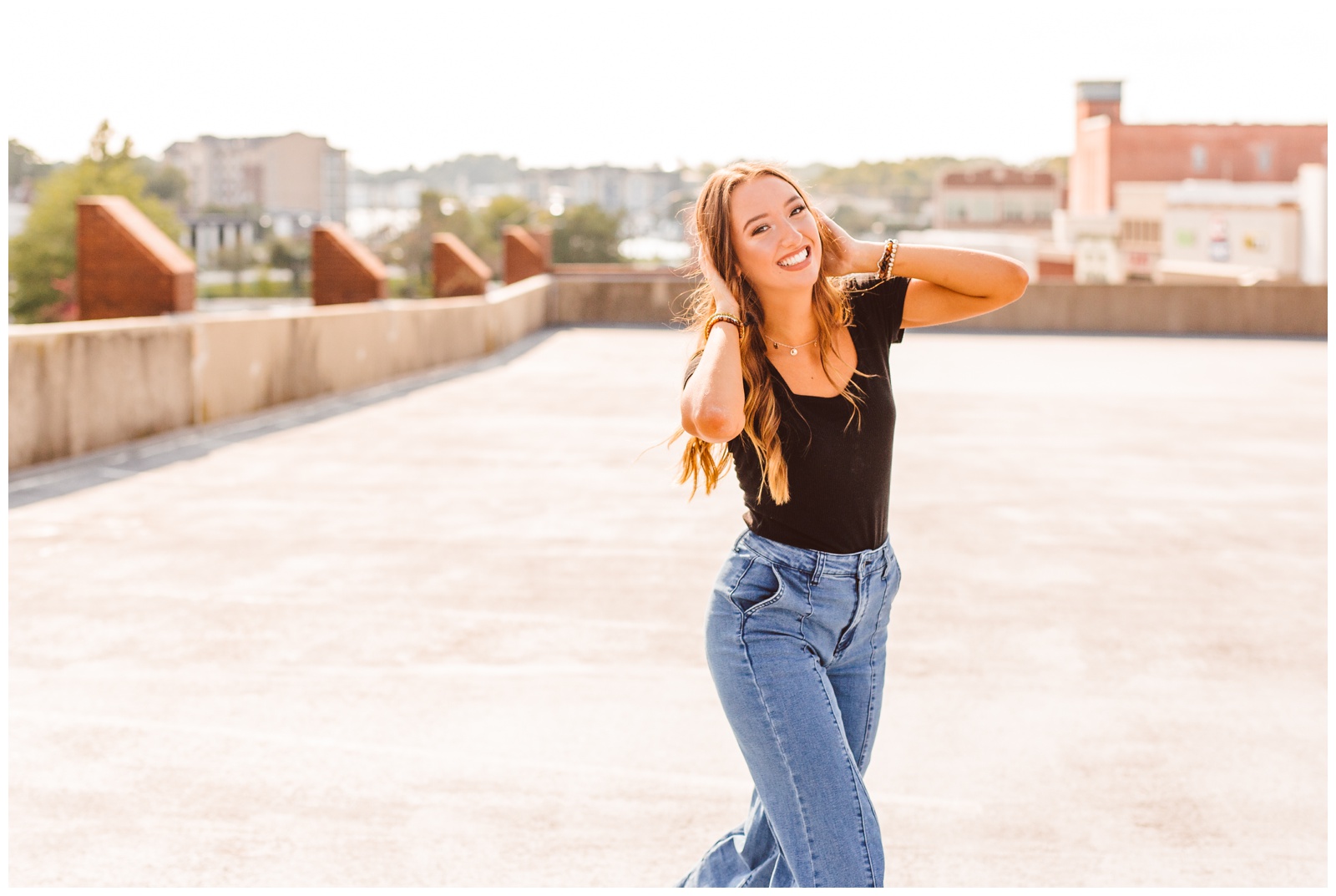 Bright & Colorful Downtown Salisbury, Maryland Senior Session - Brooke Michelle Photography