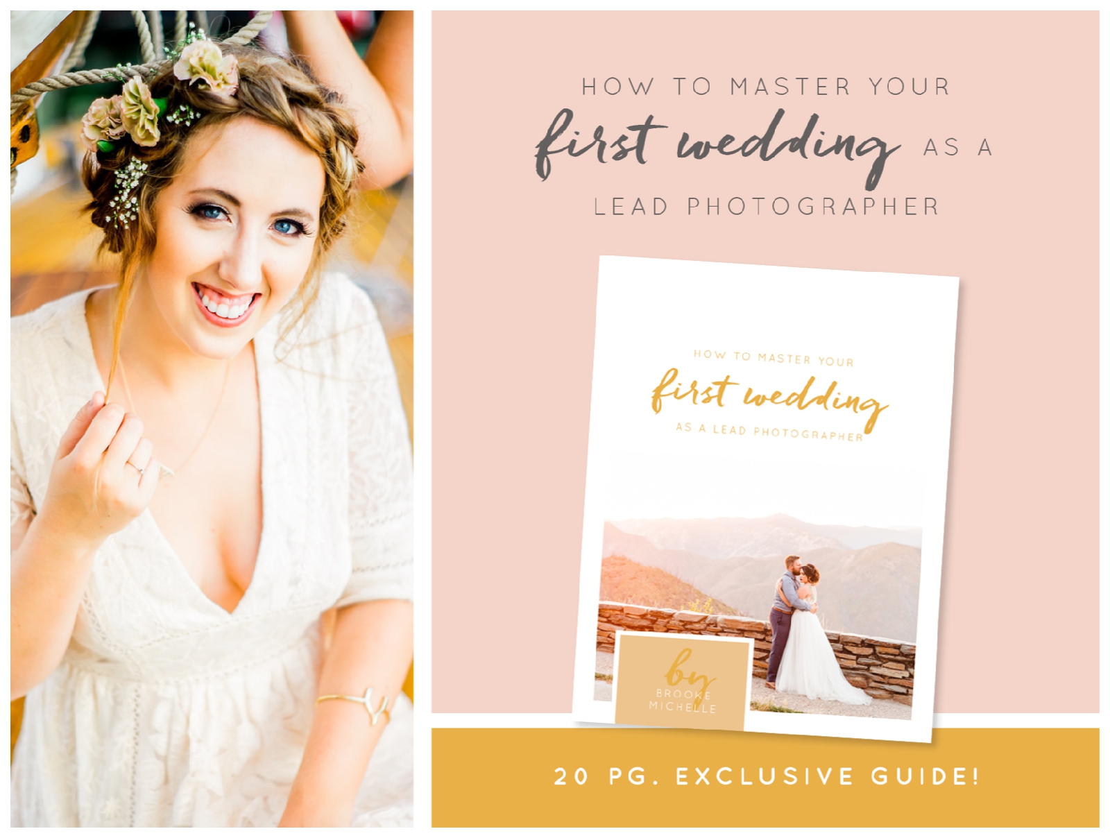 How to Master Your First Wedding as Lead Photographer - Free Online Education for Photographers - Brooke Michelle Photography