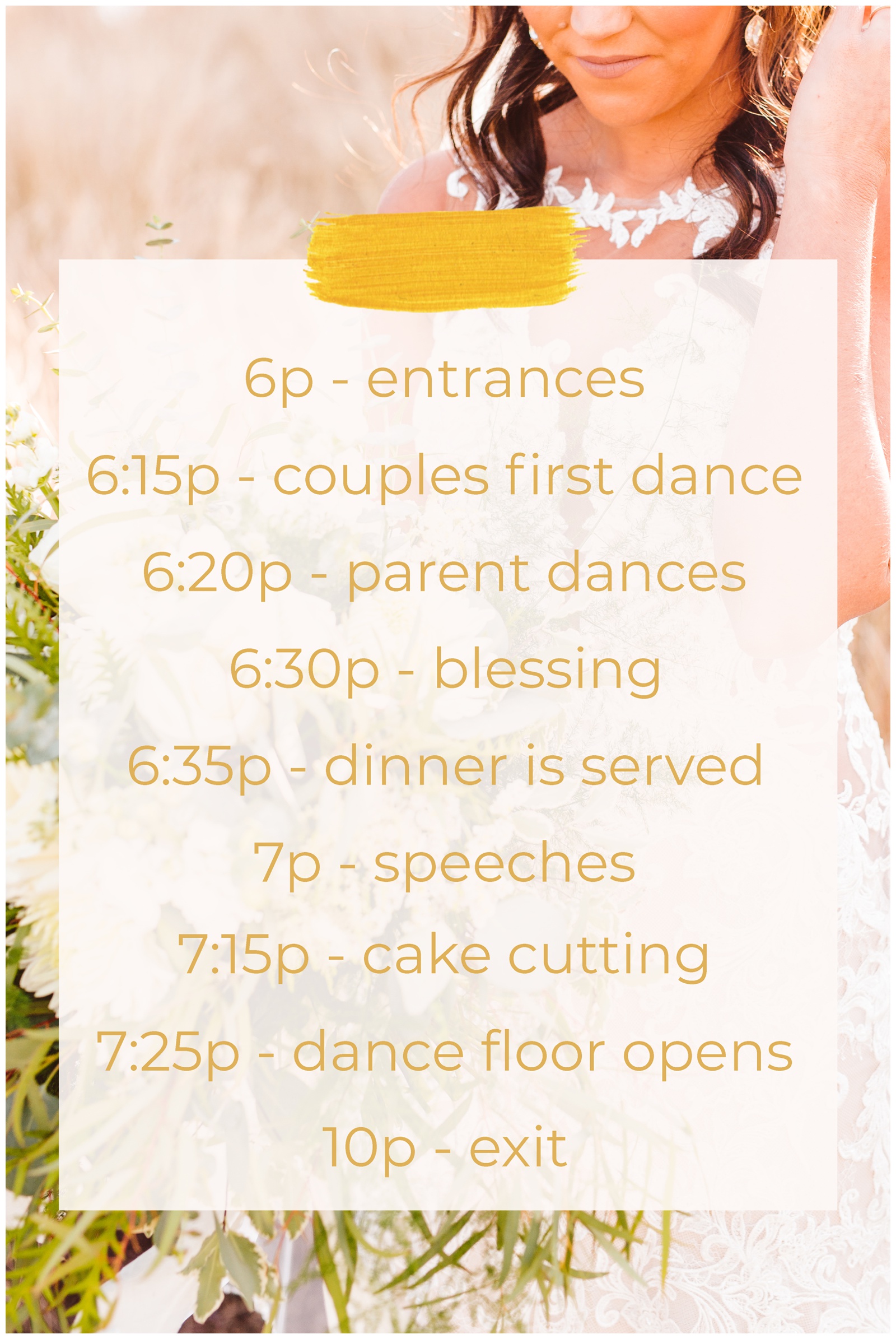 The Desired Reception Timeline for Those Who Want to Party - Planning Tips - Brooke Michelle Photography