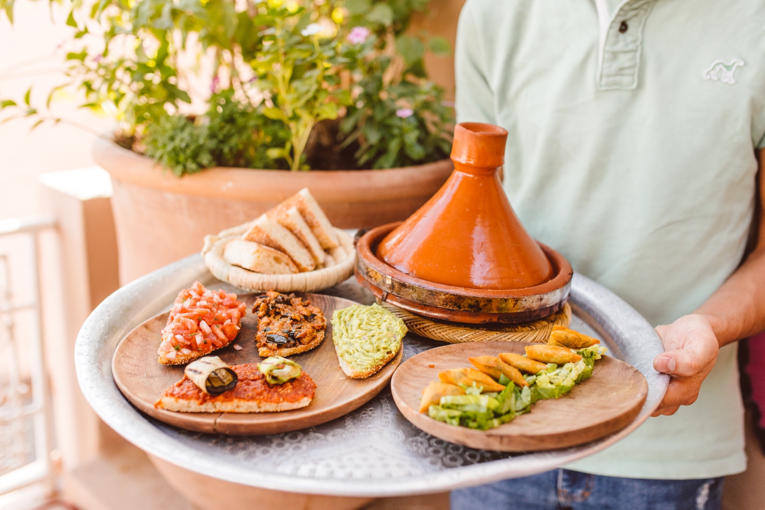 Photo taken by travel photographer of traditional Moroccan tagine | Brooke Michelle Photography
