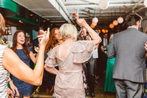 Wedding guests dancing during reception | Brooke Michelle Photography