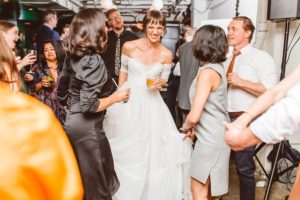 Bride dancing with wedding guests | Brooke Michelle Photography