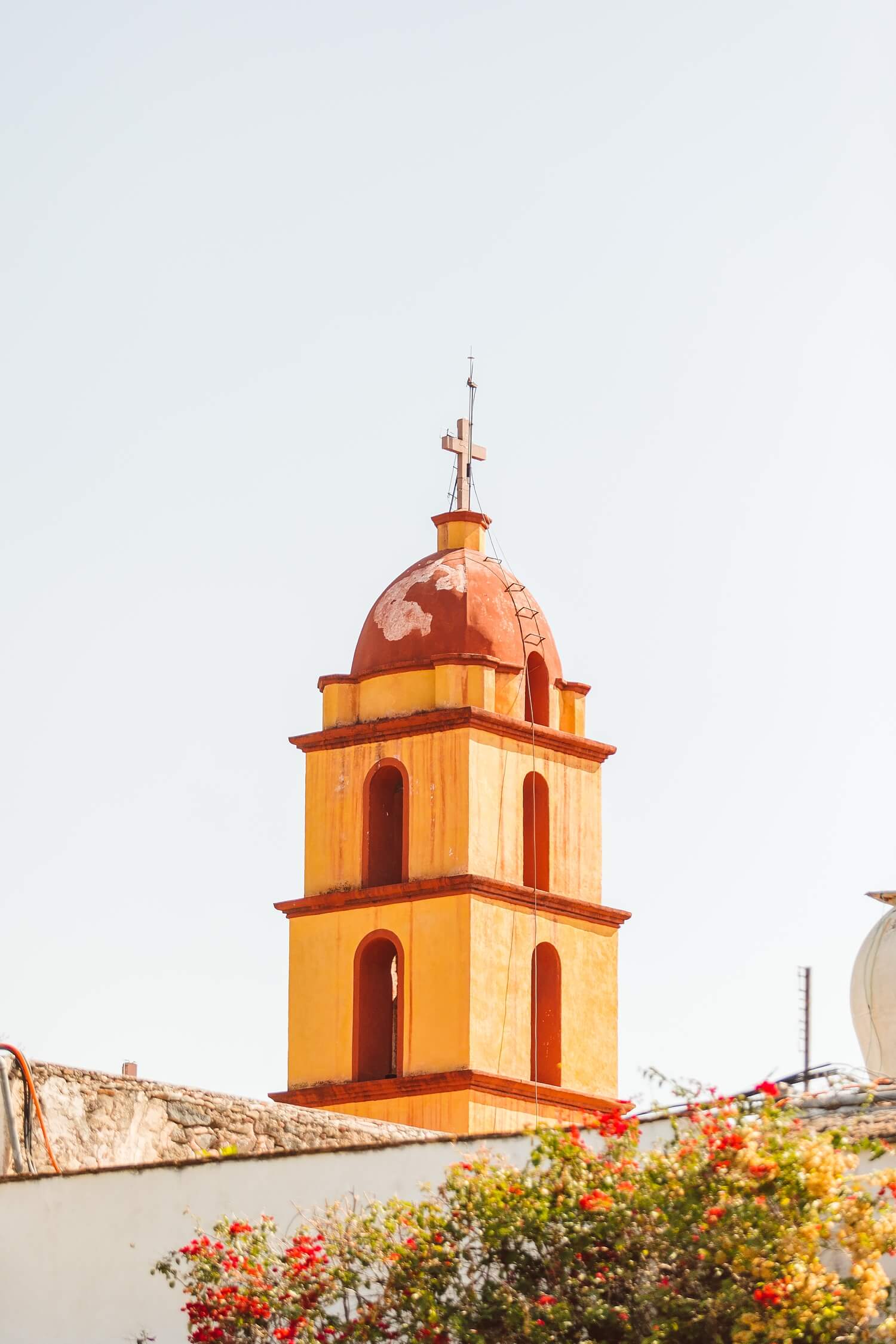 Orange tower at Hacienda Amazcala | Brooke Michelle Photo