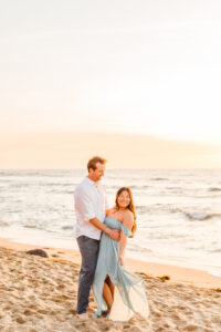 Couples San Diego Sunset Cliff engagement session