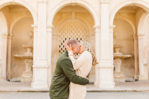Emily & Chris's Romantic Longwood Gardens Engagement Photos