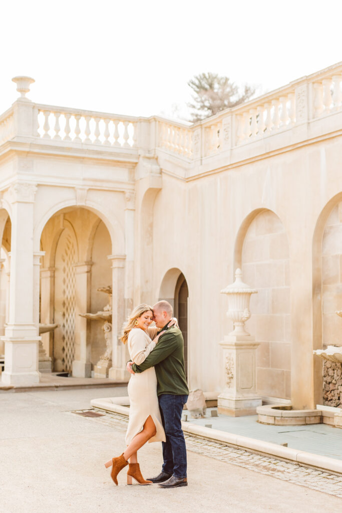 Emily & Chris’s Romantic Longwood Gardens Engagement Photos