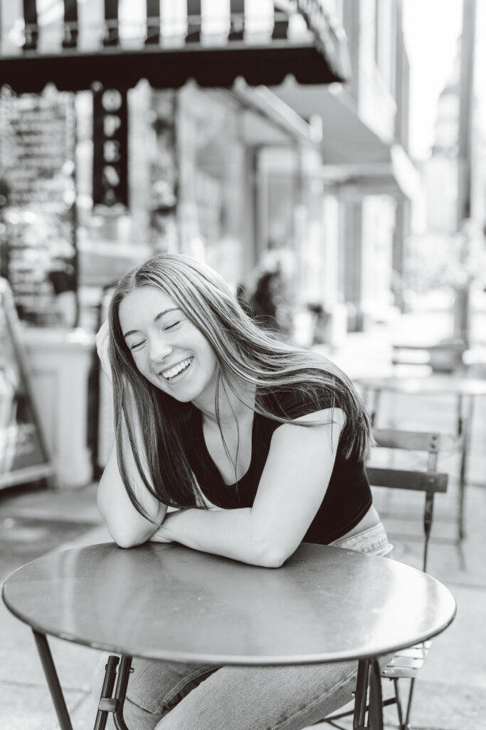 Downtown Annapolis Maryland senior portraits at Old Fox Books captured by Brooke Michelle - Annapolis Photographer.
