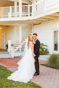 Bride and groom portraits from Maryland Wedding at Wylder Hotel Tilghman Island