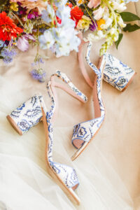 beautiful shoes bride wore for her wedding