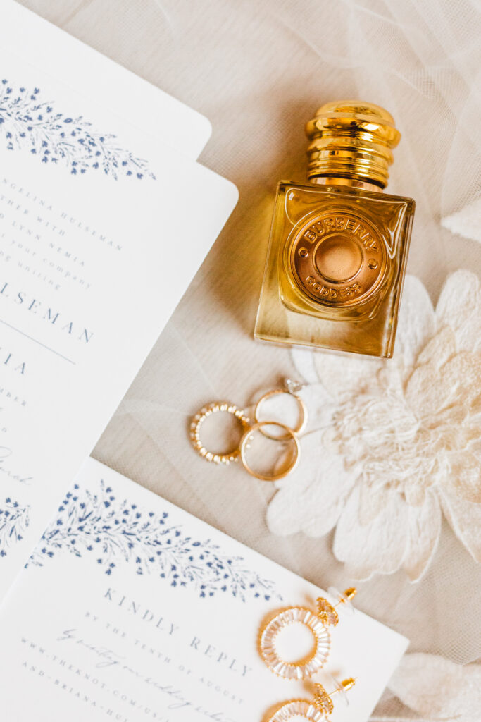 perfume the bride wore for her elegant wedding day