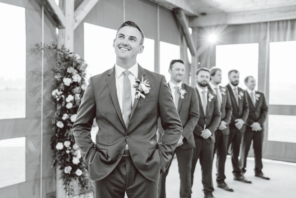 groom at the altar