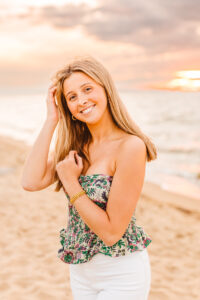 girl smiling at the camera