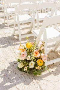 stunning florals at the reception
