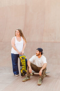 couple at their playful session in florida