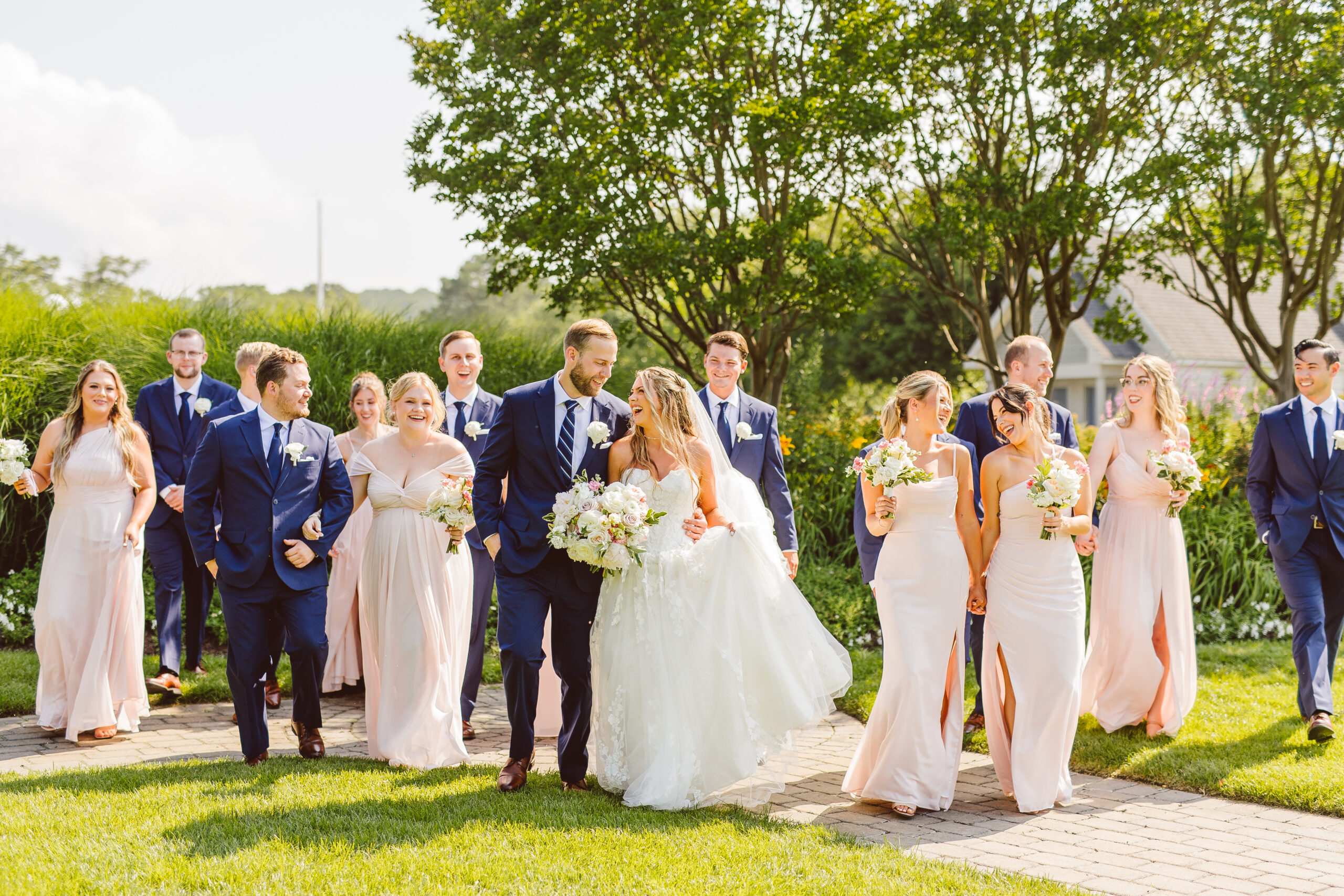 Jess & Matt’s Romantic Blush & Navy Summer Wedding in Jacksonville, FL