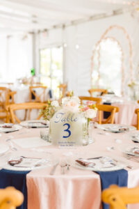 beautiful details at the reception party