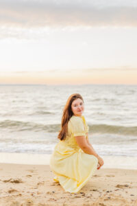 golden hour beach photoshoot