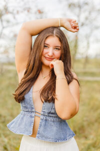 fun portraits in florida during golden hour