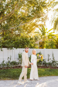 stunning golden hour bridal portraits