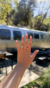 stunning closeup shot of the wedding ring