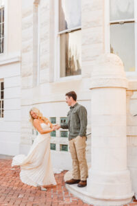 A Classic Winter Engagement Session in Baltimore, MD | Chloe & Garrett
