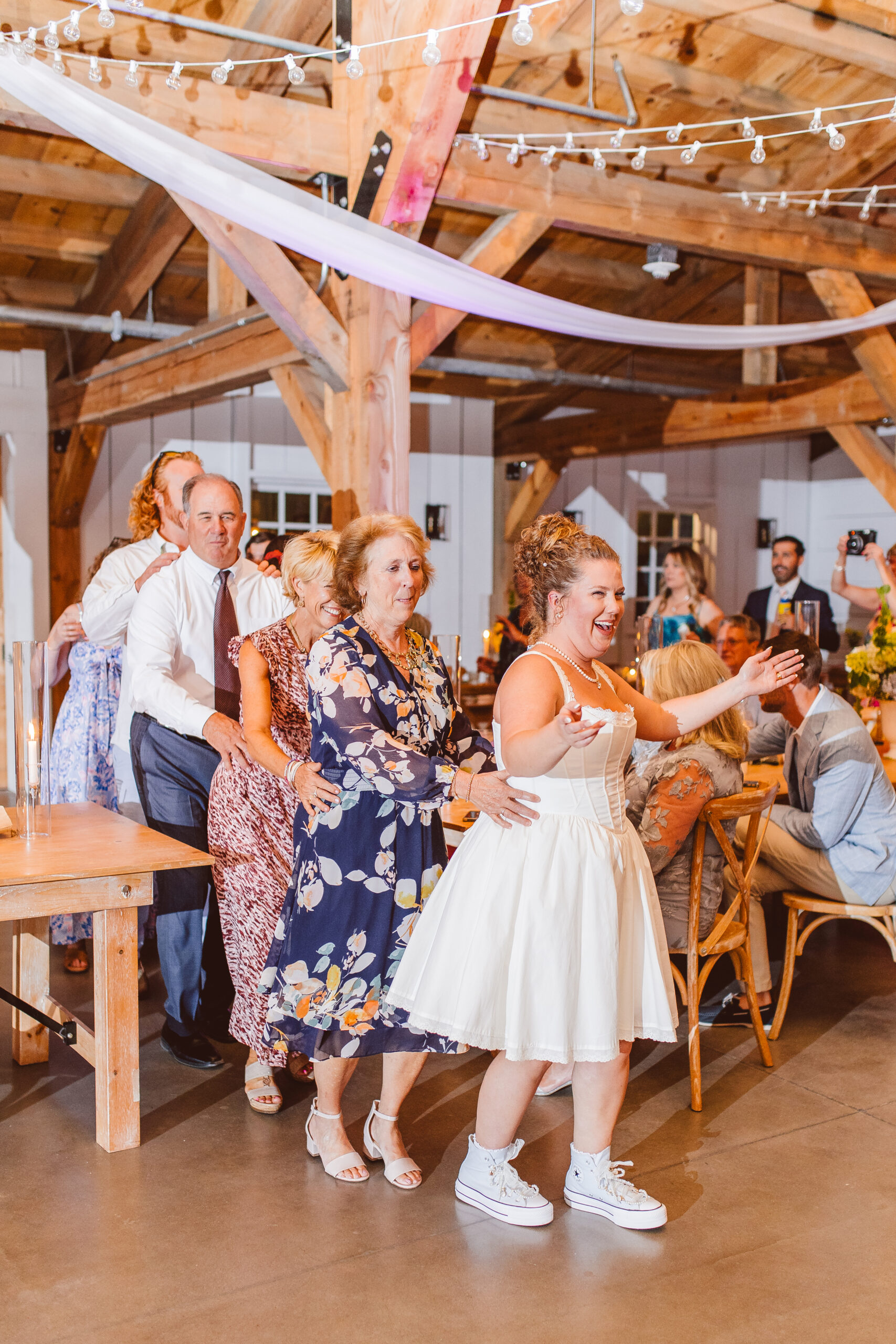 fun wedding reception party