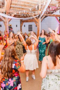 fun wedding reception party