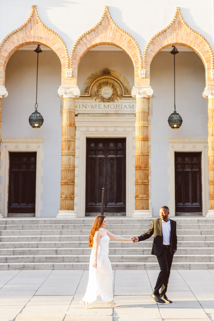 golden hour couple portraits in florida