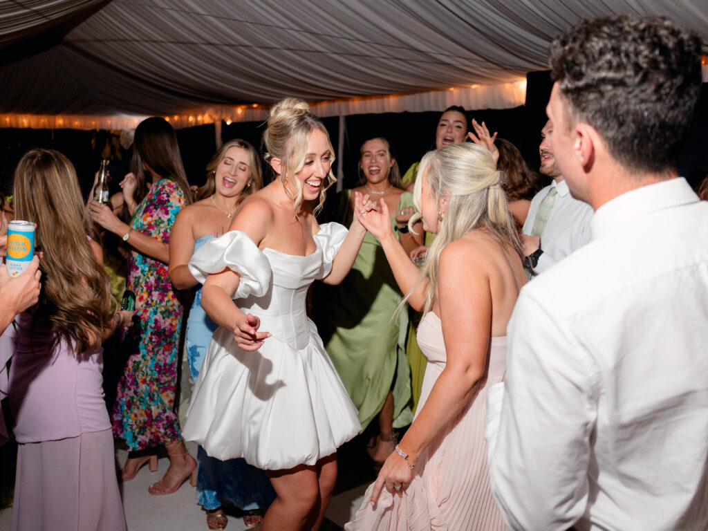 fun wedding reception party in florida